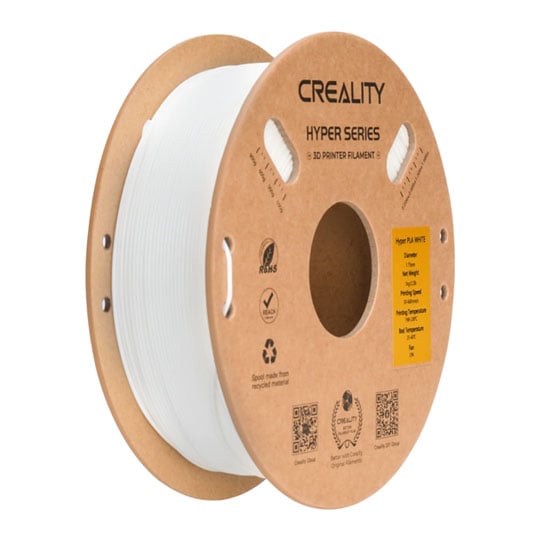 Creality Hyper PLA White 1kg 1.75mm 3D Printer Filament : image 1