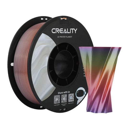 Creality CR-Silk PLA Rainbow 1kg 1.75mm 3D Printier Filament : image 1