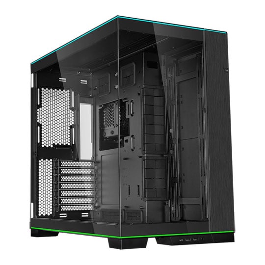 Lian Li O11 Dynamic EVO RGB Black Dual Chamber Mid Tower Tempered Glass Reversible PC Gaming Case : image 1