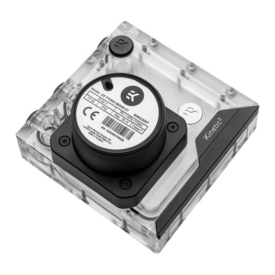 EK-Quantum Kinetic³ FLT 120 D5 D-RGB Plexi Reservoir Body : image 2