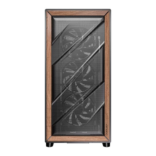 Antec Flux SE Mid Tower Sound Dampened Black/Walnut PC Gaming Case : image 3