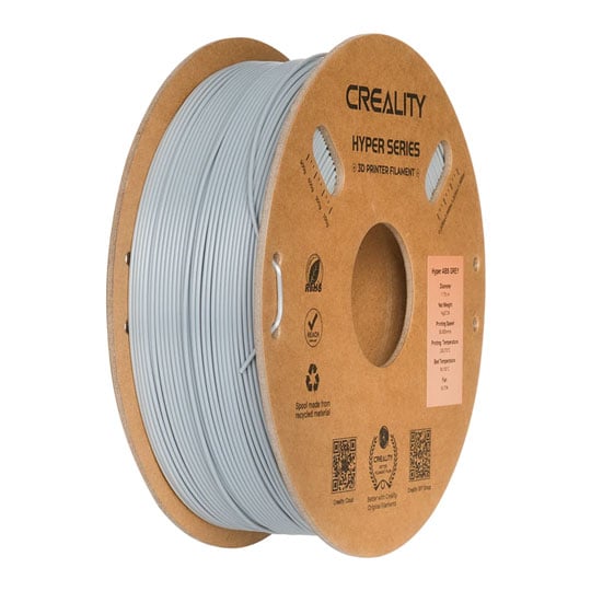Creality Hyper ABS Grey 1kg 1.75mm 3D Printier Filament : image 1