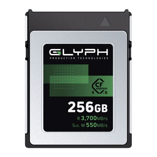 Glyph Capture+ 256GB CFexpress Type B 4.0 Memory Card Glyph Capture+ 256GB CFexpress Type B 4.0 Memory Card