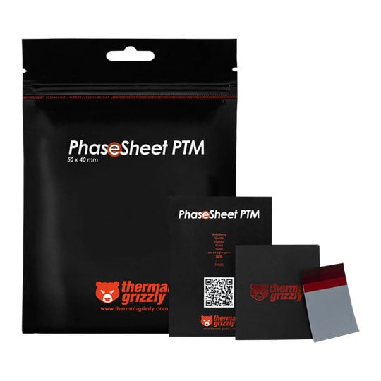 Thermal Grizzly PhaseSheet PTM Thermal Pad - 50 x 40 x 0.2mm : image 1