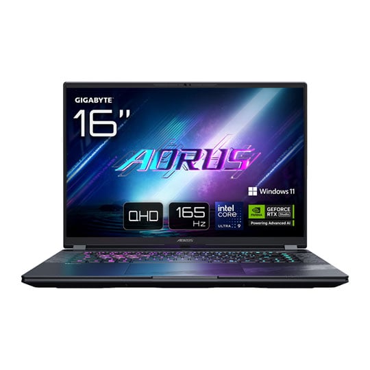 Gigabyte AORUS Elite 16 AE6H 16" WQXGA Intel Core Ultra 9 RTX 5070 Gaming Laptop : image 1