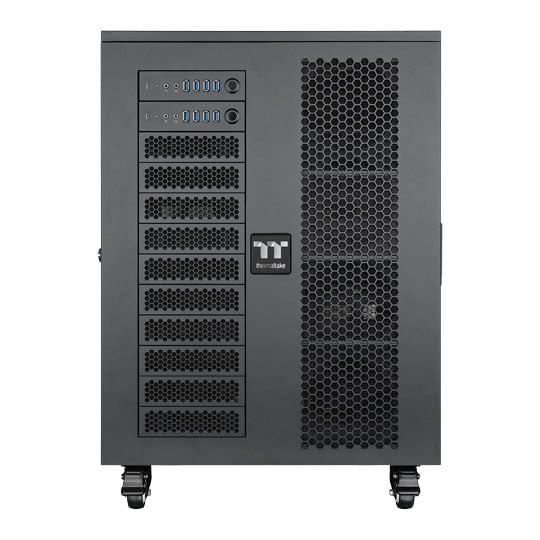 Thermaltake AX1000 TG Black Tempered Glass Super Tower Dual System PC Case : image 3
