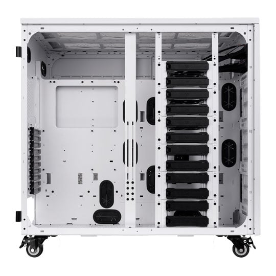 Thermaltake AX1000 TG Snow White Tempered Glass Super Tower Dual System PC Case