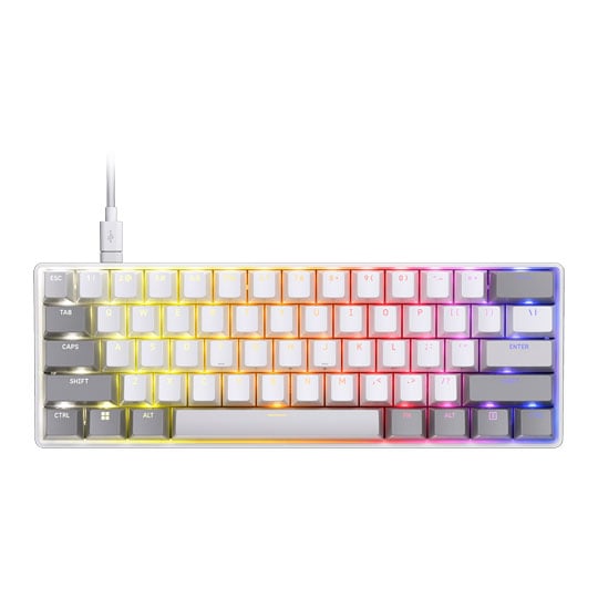 CORSAIR CLIPPER PRO MINI 60 Wired White Hall Effect 60% RGB Gaming Keyboard CORSAIR CLIPPER PRO MINI 60 Wired White Hall Effect 60% RGB Gaming Keyboard