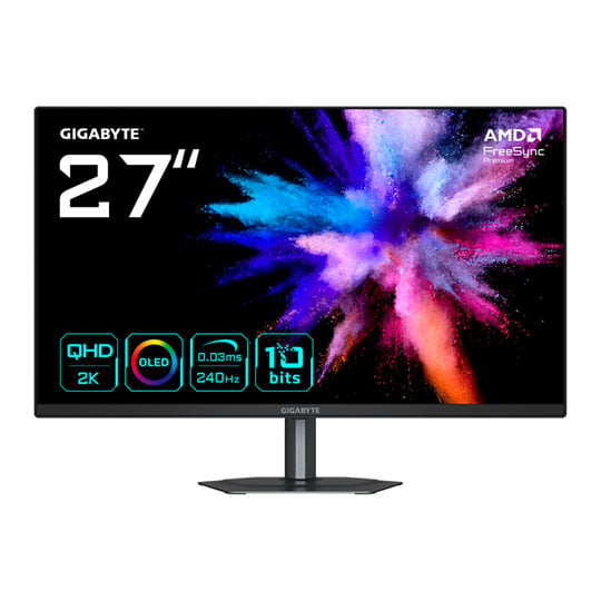 Gigabyte GO27Q24 27" QHD 240Hz QD-OLED Gaming Monitor : image 1