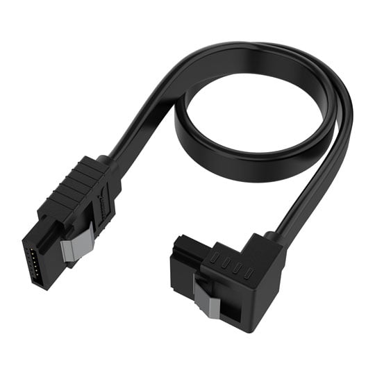 Sabrent CB-SRK3 Triple Pack 50cm SATA III 6Gbps Right Angle Cable with Latch : image 2