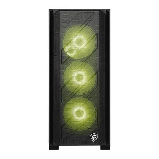 MSI MAG Forge 330R Airflow Black ARGB Mid Tower Tempered Glass PC Case : image 2