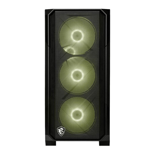 MSI MAG FORGE M120R AIRFLOW Black Tempered Glass MicroATX Tower PC Case : image 3