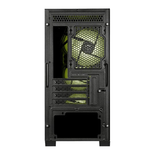 MSI MAG FORGE M120R AIRFLOW Black Tempered Glass MicroATX Tower PC Case : image 4