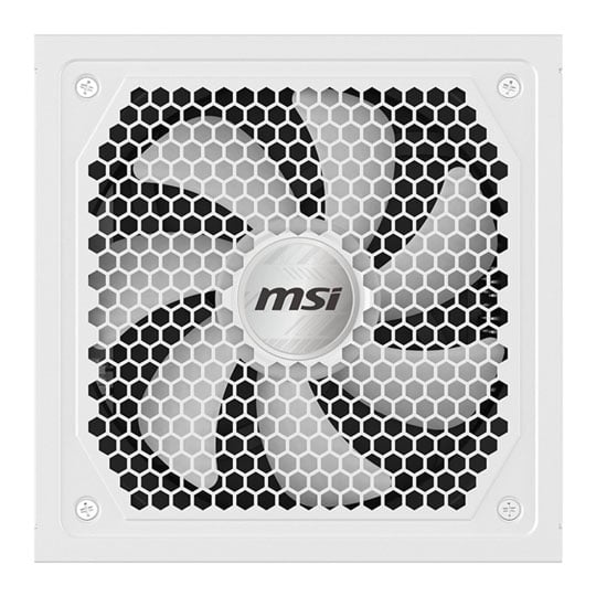 MSI MAG A1000GL PCIE5 WHITE 1000W Fully Modular 80+ Gold ATX 3.1 Black Power Supply : image 2