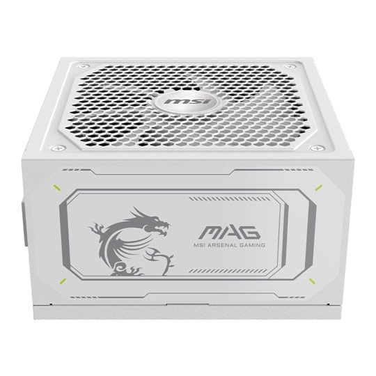 MSI MAG A1000GL PCIE5 WHITE 1000W Fully Modular 80+ Gold ATX 3.1 Black Power Supply : image 3