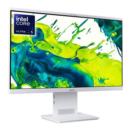 Acer Aspire S24 AI S24B-GLNL 24" FHD Intel Core Ultra 5 All-in-One PC inc Wireless Keyboard + Mouse : image 2