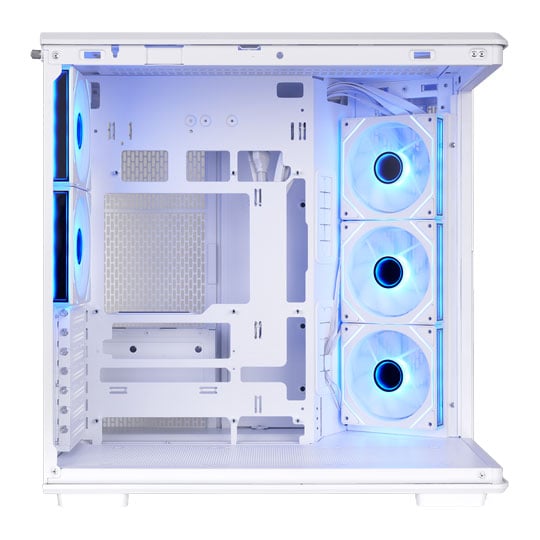 Thermaltake View 590 TG ARGB Snow White Dual Chamber Mid Tower Tempered Glass PC Case