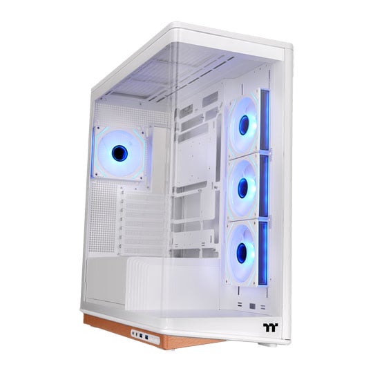 Thermaltake Stage 500 TG ARGB White Tempered Glass Back-Connect Mid Tower PC Case
