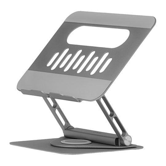 Club3D CSV-2554 Adjustable Aluminium Laptop Stand with Hub : image 2