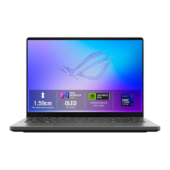 ASUS ROG Zephyrus G14 GU405AP 14" 3K 240Hz Intel Core Ultra 9 RTX 5070 Gaming Laptop : image 1