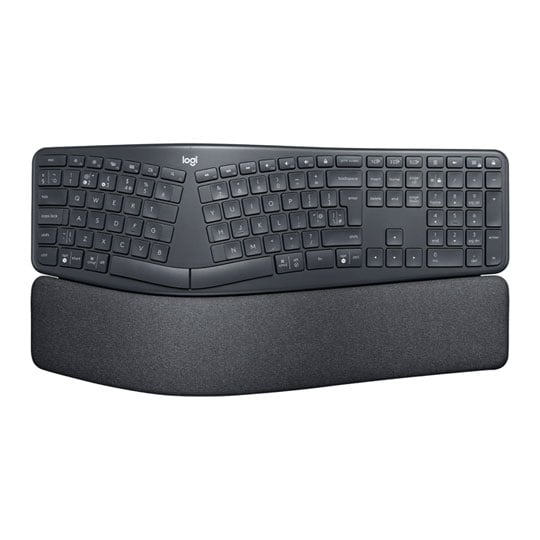 Logitech ERGO K860 Wireless Bluetooth Ergonomic UK Keyboard Graphite : image 1