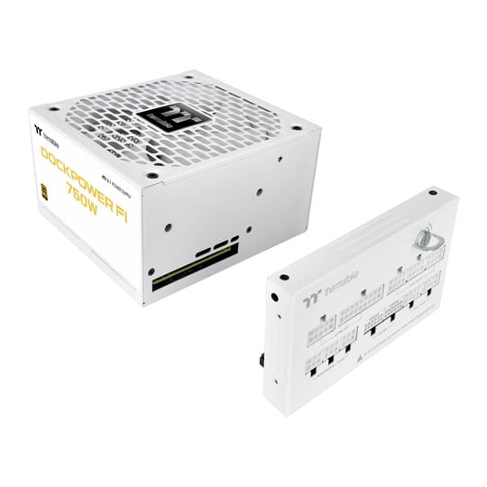 Thermaltake Dockpower FI 750W Snow Full Modular 80+ Gold ATX 3.1 White Power Supply