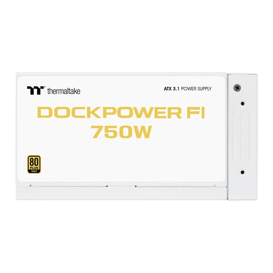 Thermaltake Dockpower FI 750W Snow Full Modular 80+ Gold ATX 3.1 White Power Supply : image 3