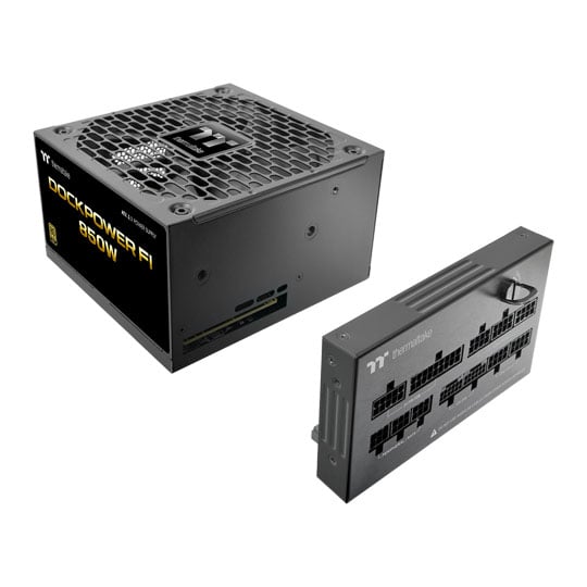 Thermaltake Dockpower FI 850W Full Modular 80+ Gold ATX 3.1 Black Power Supply Thermaltake Dockpower FI 850W Full Modular 80+ Gold ATX 3.1 Black Power Supply