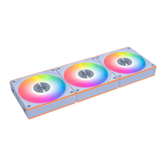 Lian Li Uni Fan CL Flex 120mm White Reverse Blade ARGB PWM Triple Fan Pack Lian Li Uni Fan CL Flex 120mm White Reverse Blade ARGB PWM Triple Fan Pack