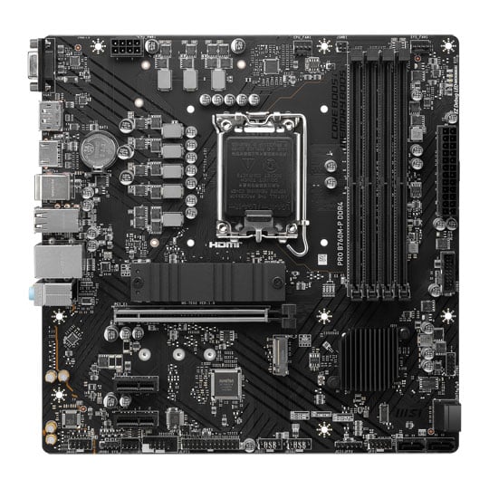 Refurbished MSI Intel PRO B760M-P DDR4 Micro-ATX Motherboard : image 2