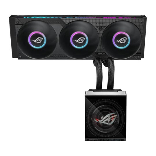 ASUS ROG STRIX SLC IV 360 ARGB LCD Black All in One Liquid CPU Cooler