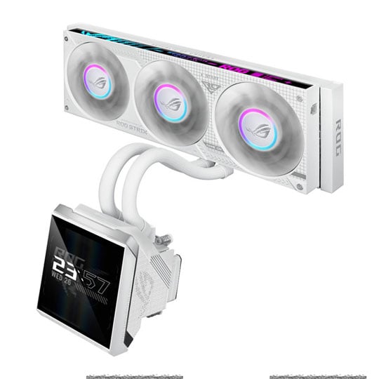 ASUS ROG STRIX SLC IV 360 ARGB LCD White All in One Liquid CPU Cooler : image 1