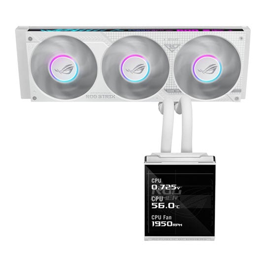 ASUS ROG STRIX SLC IV 360 ARGB LCD White All in One Liquid CPU Cooler : image 2