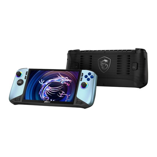 MSI Claw 8 AI+ A2VM Intel Core Ultra 7 Glacier Blue Handheld Gaming Console (No OS) : image 1