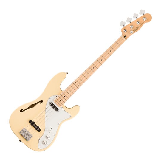 Squier Paranormal Precision Bass Thinline SJ, Vintage White : image 1