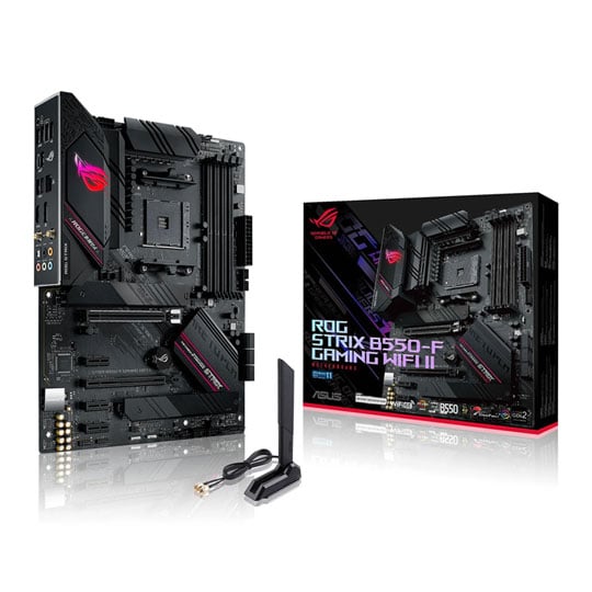 Refurbished ASUS AMD B550 ROG STRIX B550-F Gaming WI-FI II DDR4 ATX Motherboard : image 1