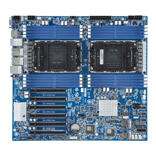 Gigabyte MS74-HB0 Dual Intel Xeon DDR5 PCIe 5.0 E-ATX Server Motherboard : image 1