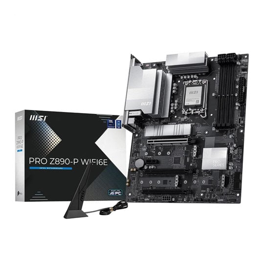 MSI PRO Z890-P WIFI6E Intel Z890 DDR5 PCIe 5.0 ATX Motherboard : image 1