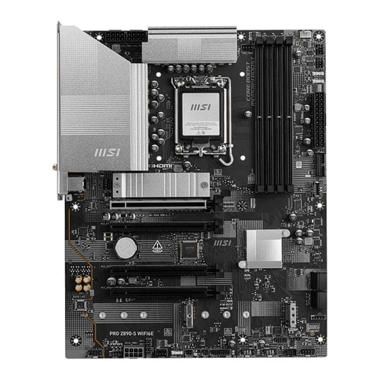 MSI PRO Z890-S WIFI6E Intel Z890 DDR5 PCIe 5.0 ATX Motherboard : image 2