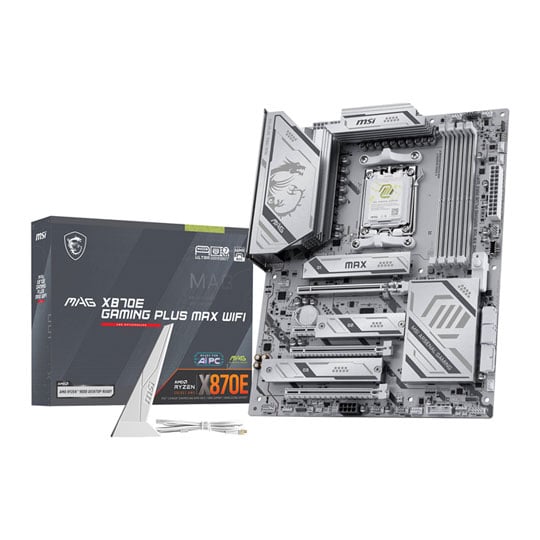 MSI MAG X870E GAMING PLLUS MAX WiFi AM5 DDR5 PCIe 5.0 ATX Motherboard : image 1