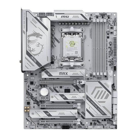 MSI MAG X870E GAMING PLLUS MAX WiFi AM5 DDR5 PCIe 5.0 ATX Motherboard : image 2