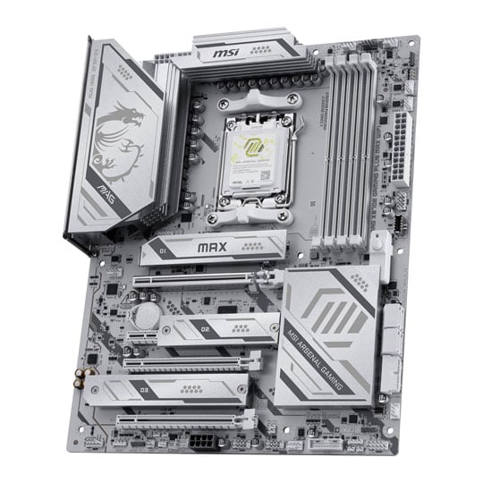 MSI MAG X870E GAMING PLLUS MAX WiFi AM5 DDR5 PCIe 5.0 ATX Motherboard : image 3