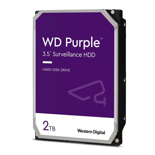 Refurbished WD Purple 2TB Surveillance/CCTV 3.5" SATA HDD/Hard Drive : image 1