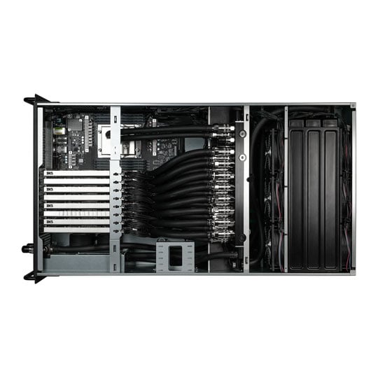 3XS EGX N8-1E-4U Fluid , 8x 96GB RTX PRO 6000, AMD Ryzen EPYC 9575F, 1TB DDR5, 2TB SSD, Scan AI PC : image 2