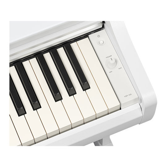 Yamaha YDP-166 Digital Piano - White : image 4