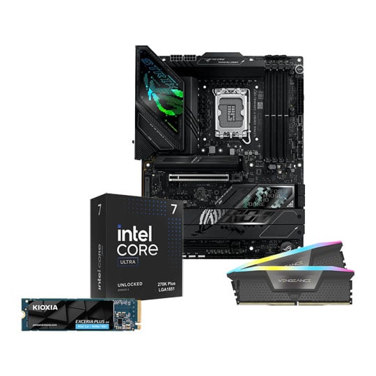 Intel Core Ultra 7 270K PLUS + ROG STRIX Z890-F + 16GB CORSAIR DDR5 + 1TB Kioxia SSD Bundle : image 1