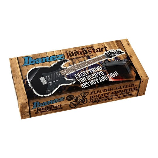 (B-Stock) Ibanez IJRX20E-BKN GIO RG Series, Jumpstart Electric Guitar Pack, Black Night : image 1