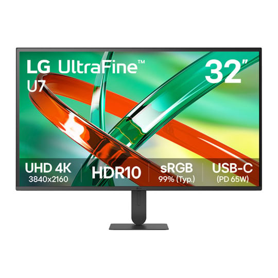 LG UltraFine U7 32U720B-B 32” 4K 60Hz VA Productivity Monitor : image 1