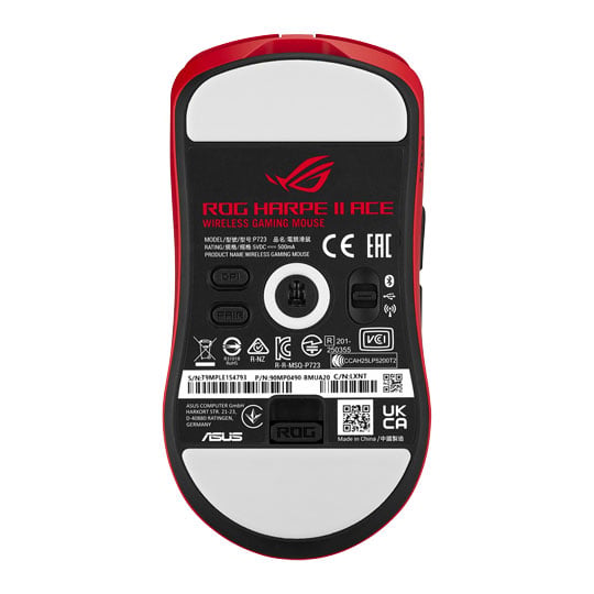 ASUS ROG Harpe II Ace Lava Red Optical Wired / Wireless Esports Gaming Mouse : image 4
