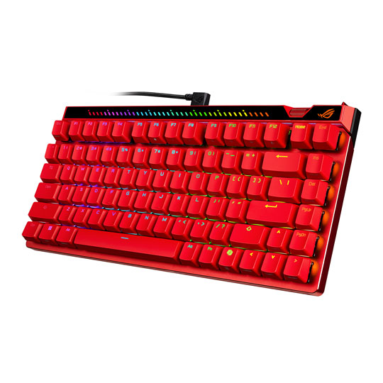 ASUS ROG Falchion ACE 75 HE Lava Red Wired HFX v2 Switches US Tenkeyless RGB Gaming Keyboard : image 2
